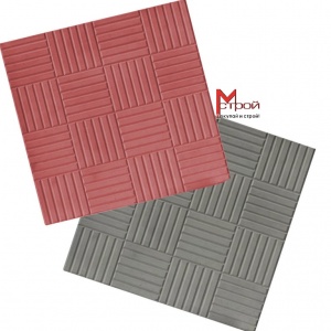 Паркет красный (30х30х3) (11 шт/м2)