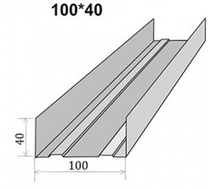 Профиль направляющий UW 100 0,5мм (3м)