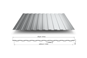 Профилированный лист С-8; СТ; 1200*2000 мм RAL-3005-вишневый