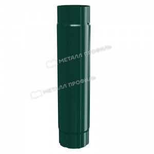 Труба соединительная D100*1000 RAL-6005 зеленый