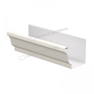 Желоб водосточный 120*86*3000 RAL-9010 белый