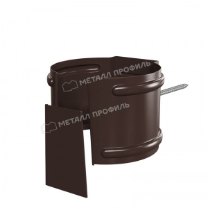 Держатель трубы D100 (на кирпич) RAL-8017 коричневый
