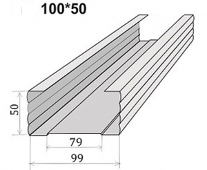 Профиль стоечный CW 100 0,5мм (3м)