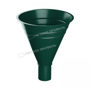 Воронка водосборная D300/100 RAL-6005 зеленый