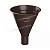 Воронка водосборная D300/100 RAL-8017 коричневый